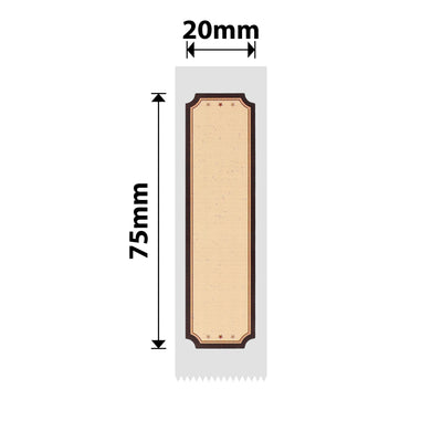 NIIMBOT - D101 Only - 20x75mm - Wood Love - 90 Labels