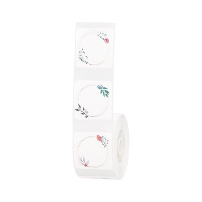 NIIMBOT - D101 Only - 25x25mm - Flower Park Round - 230 Labels