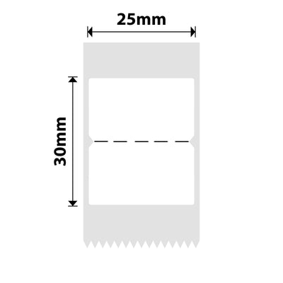 NIIMBOT - D101 Only - 25x30mm - White No Hole - 210 Labels