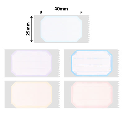 NIIMBOT - D101 Only - 25x40mm - Colour Border - 160 Labels