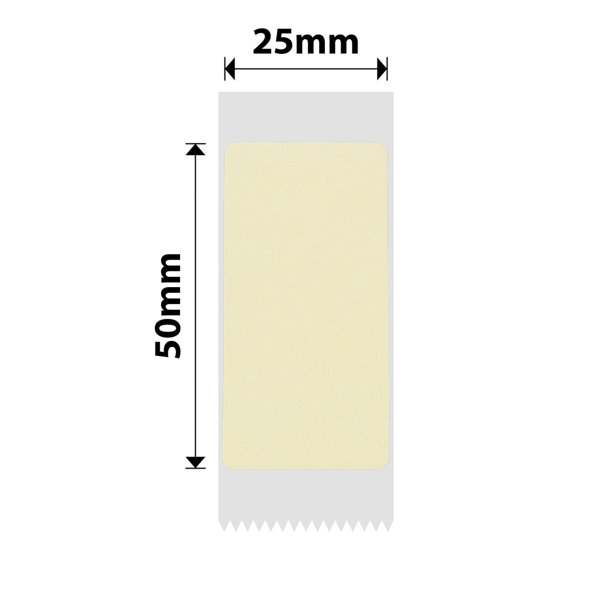 NIIMBOT - D101 Only - 25x50mm - Lemon Yellow - 125 Labels - CN