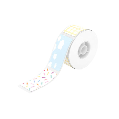 NIIMBOT - D101 Only - 25x50mm - Mixed Pattern - 125 Labels