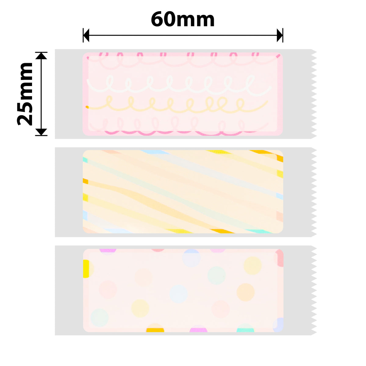 NIIMBOT - D101 Only - 25x60mm - Flash Day - 110 Labels