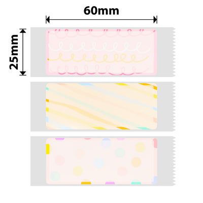 NIIMBOT - D101 Only - 25x60mm - Flash Day - 110 Labels