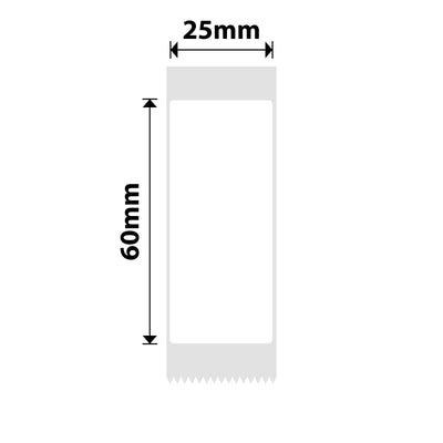 NIIMBOT - D101 Only - 25x60mm - White - 110 Labels