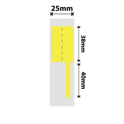 NIIMBOT - D101 Only - 25x78mm - Yellow Cable - 85 Labels