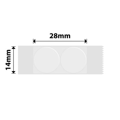 NIIMBOT - N1 - 14x28mm - Transparent Round - 200 Labels