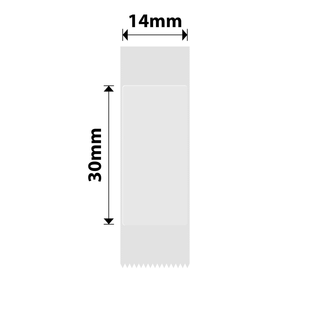 NIIMBOT - N1 - 14x30mm - Transparent - 190 Labels