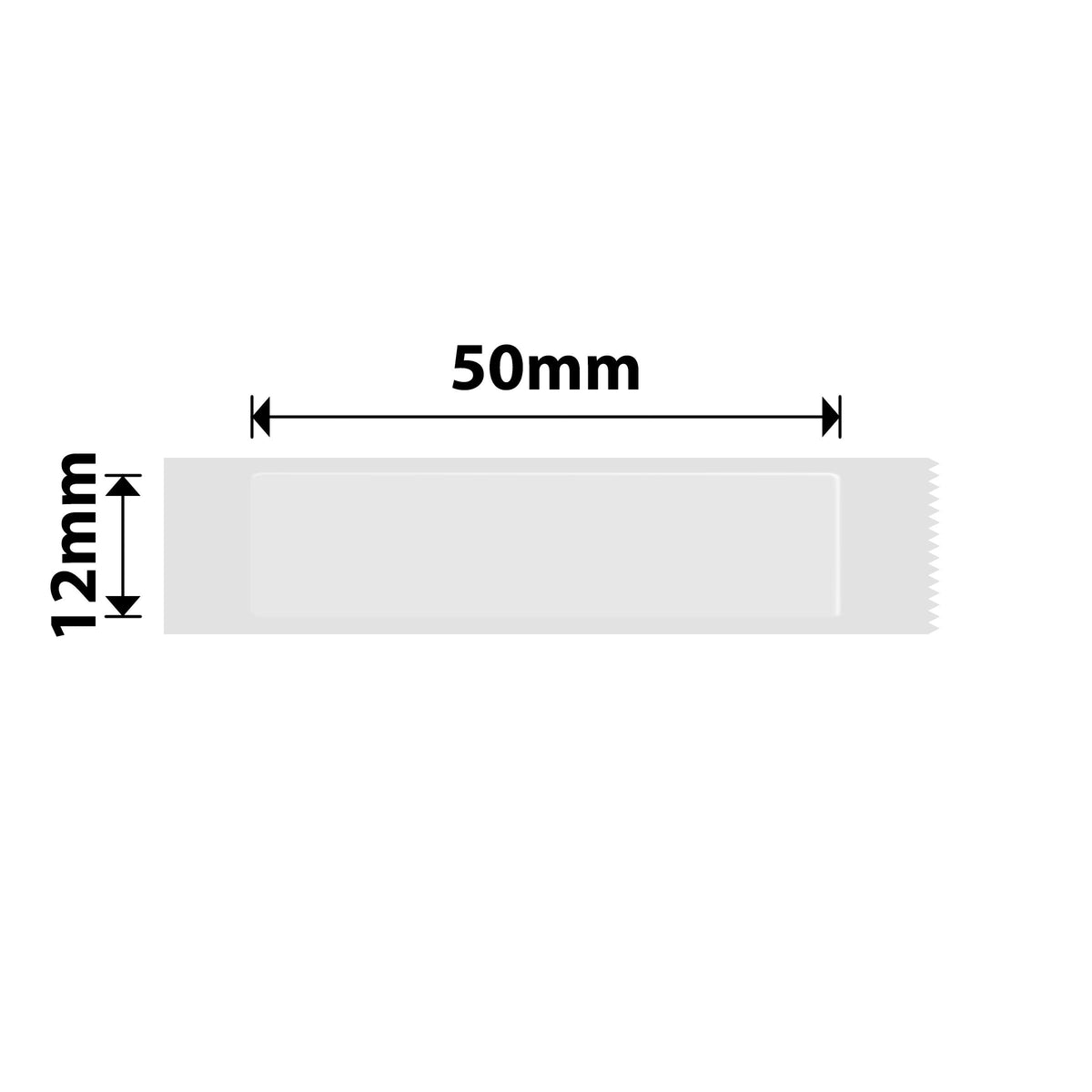NIIMBOT - N1 - 12x50mm - Transparent - 125 Labels