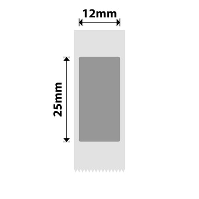 NIIMBOT - N1 - 12x25mm - Silver - 225 Labels