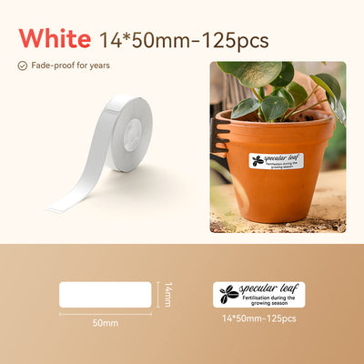 NIIMBOT - N1 - 14x50mm - White - 125 Labels