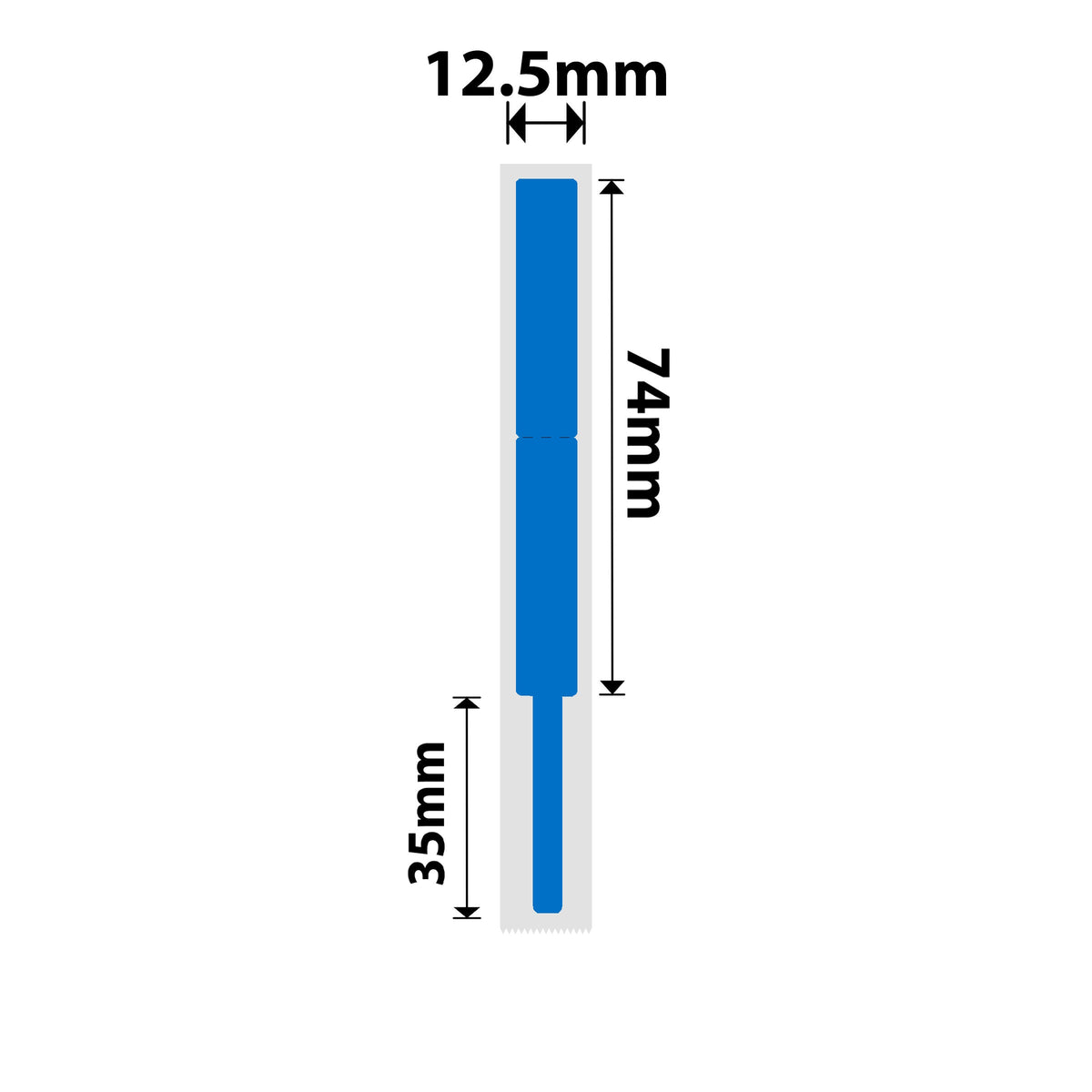 NIIMBOT - N1 - 12.5x109mm - Blue Cable - 60 Labels