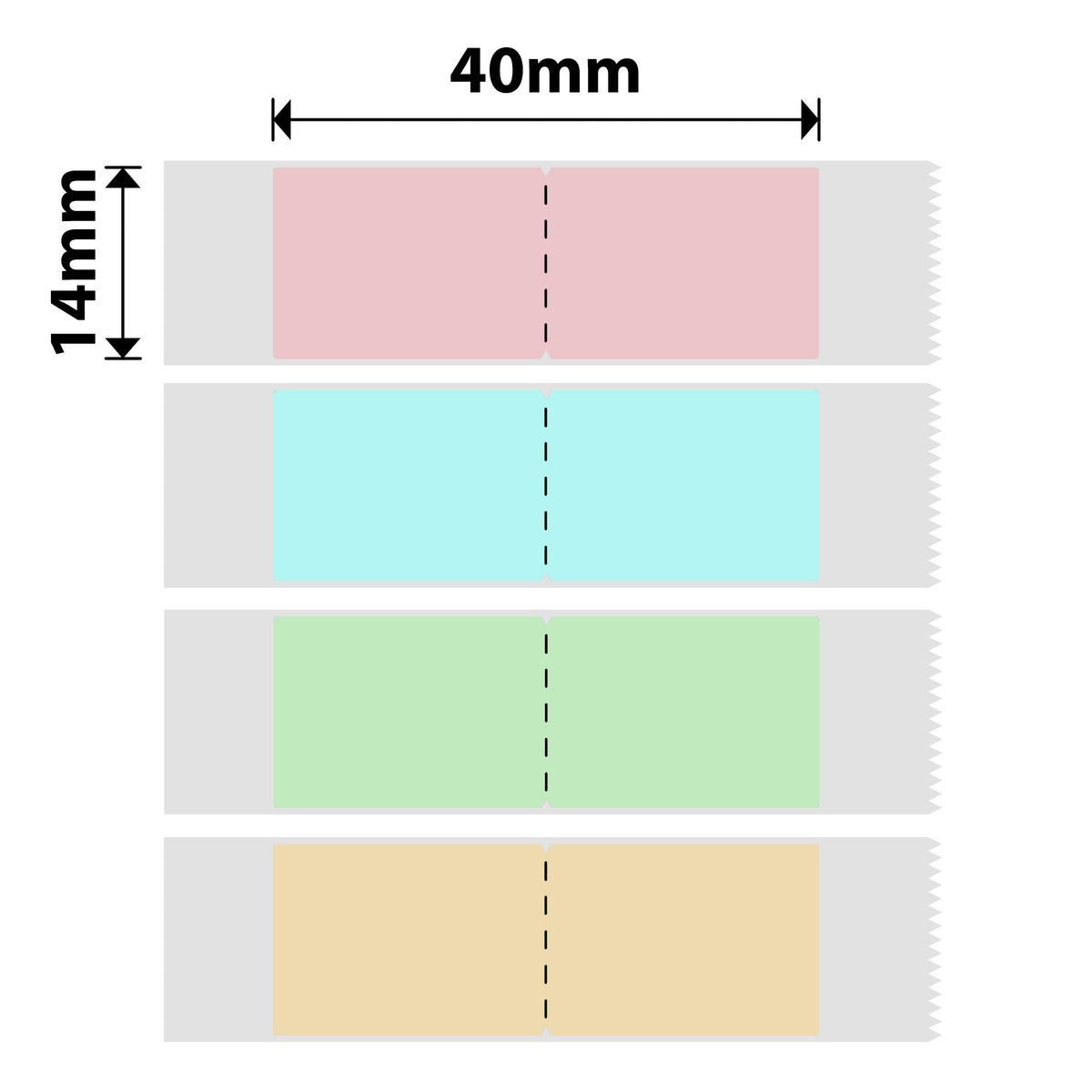 NIIMBOT - N1 - 14x40mm - Summer - 150 Labels