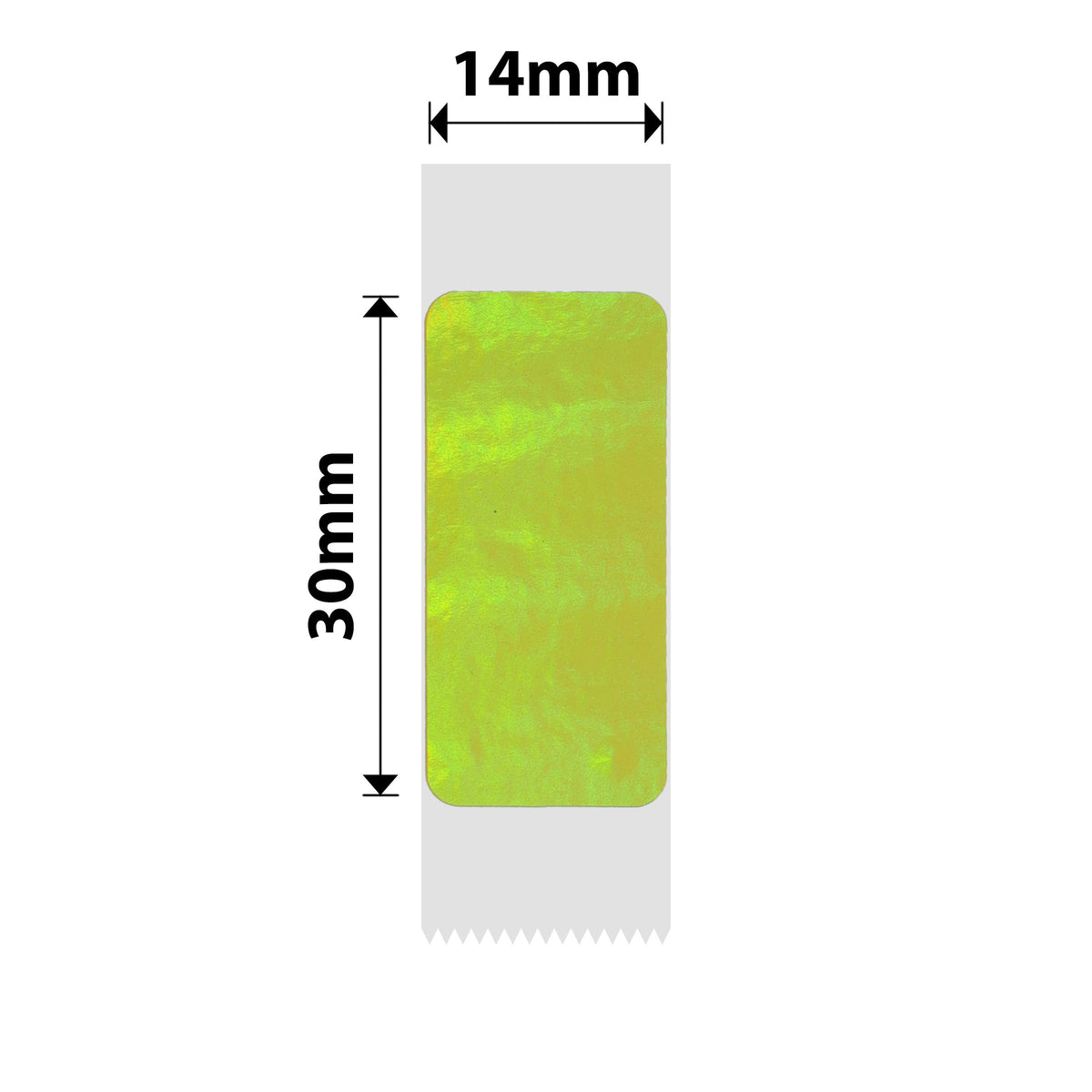 NIIMBOT - N1 - 14x30mm - Golden Hologram - 190 Labels