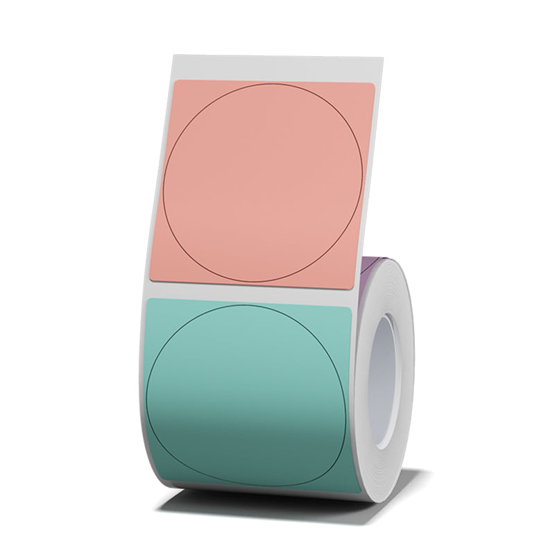 NIIMBOT - B Range - 41x41mm - Muliti-Colour Round - 175 Labels