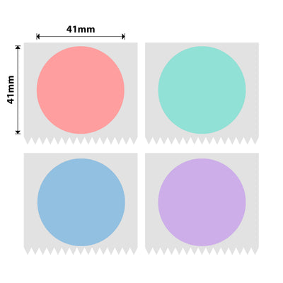 NIIMBOT - B Range - 41x41mm - Muliti-Colour Round - 175 Labels