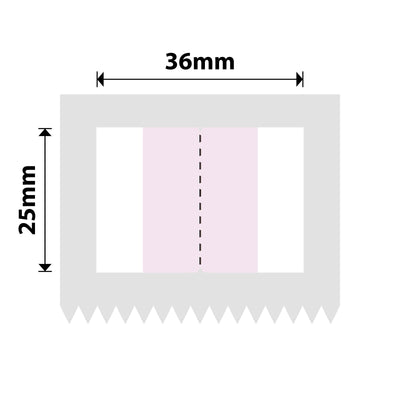 NIIMBOT - B Range - 36x25mm - Pink Index Sticker - 260 Labels