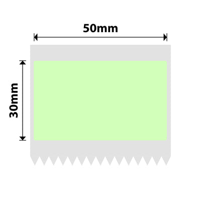 NIIMBOT - B Range - 50x30mm - Green - 230 Labels