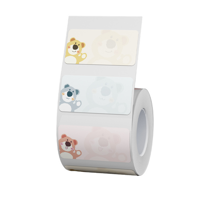 NIIMBOT - B Range - 40x20mm - Cute Bear - 320 Labels