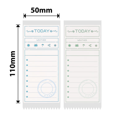 NIIMBOT - B Range - 50x110mm - To Do List - 70 Labels