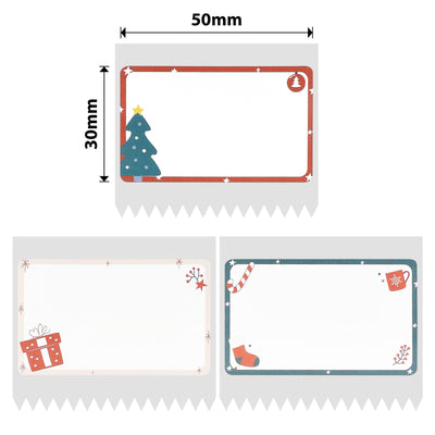 NIIMBOT - B Range - 50x30mm - Christmas Heart - 230 Labels