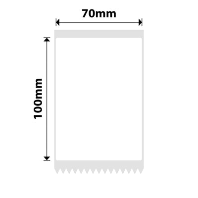 NIIMBOT - B Range - 70x100mm - White - 75 Labels