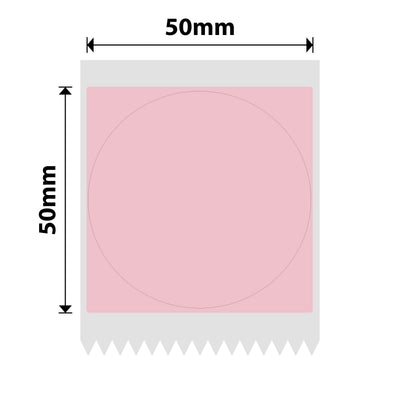 NIIMBOT - B Range - 50x50mm - Pink Round - 150 Labels
