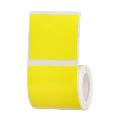 NIIMBOT - B Range - 50x50mm - Yellow Round - 150 Labels