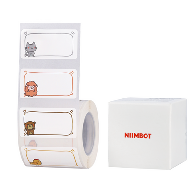 NIIMBOT - B Range - 40x20mm - Animal Messages - 320 Labels