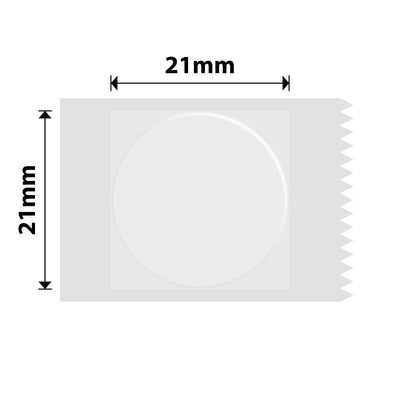 NIIMBOT - B Range - 21x21mm - Transparent Round - 305 Labels