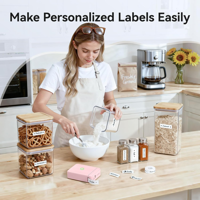 NIIMBOT - D110_M Bluetooth Label Printer Incl Label Roll