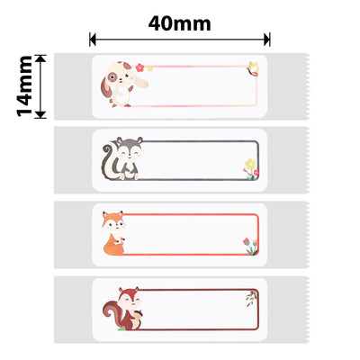 NIIMBOT - N1 - 14x40mm - Fun Jungle Iron On - 60 Labels