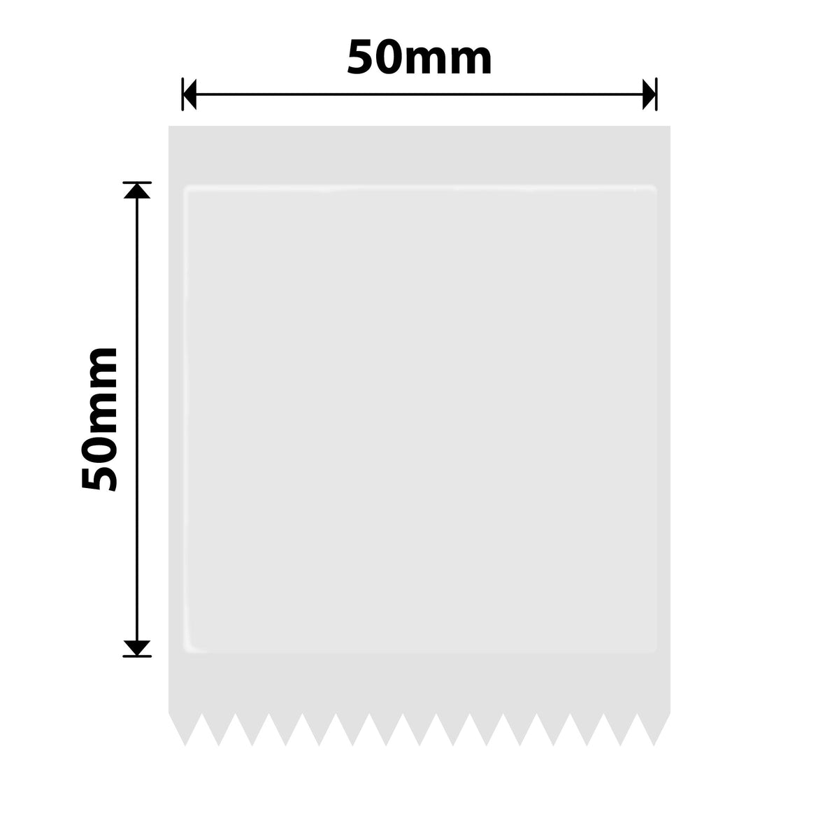 NIIMBOT - B Range - 50x50mm - Transparent - 150 Labels