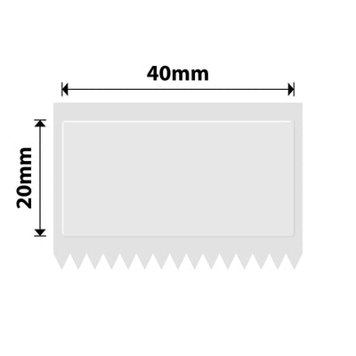 NIIMBOT - B Range - 40x20mm - Transparent - 320 Labels