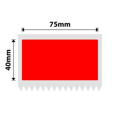 NIIMBOT - K3 Only - 75x40mm - Red - 690 Labels