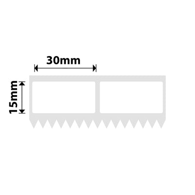 NIIMBOT - K3 Only - 30x15mm/2L - White - 3,320 Labels