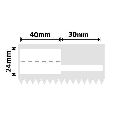 NIIMBOT - K3 Only - 40x24+30mm - White Cable - 1,110 Labels