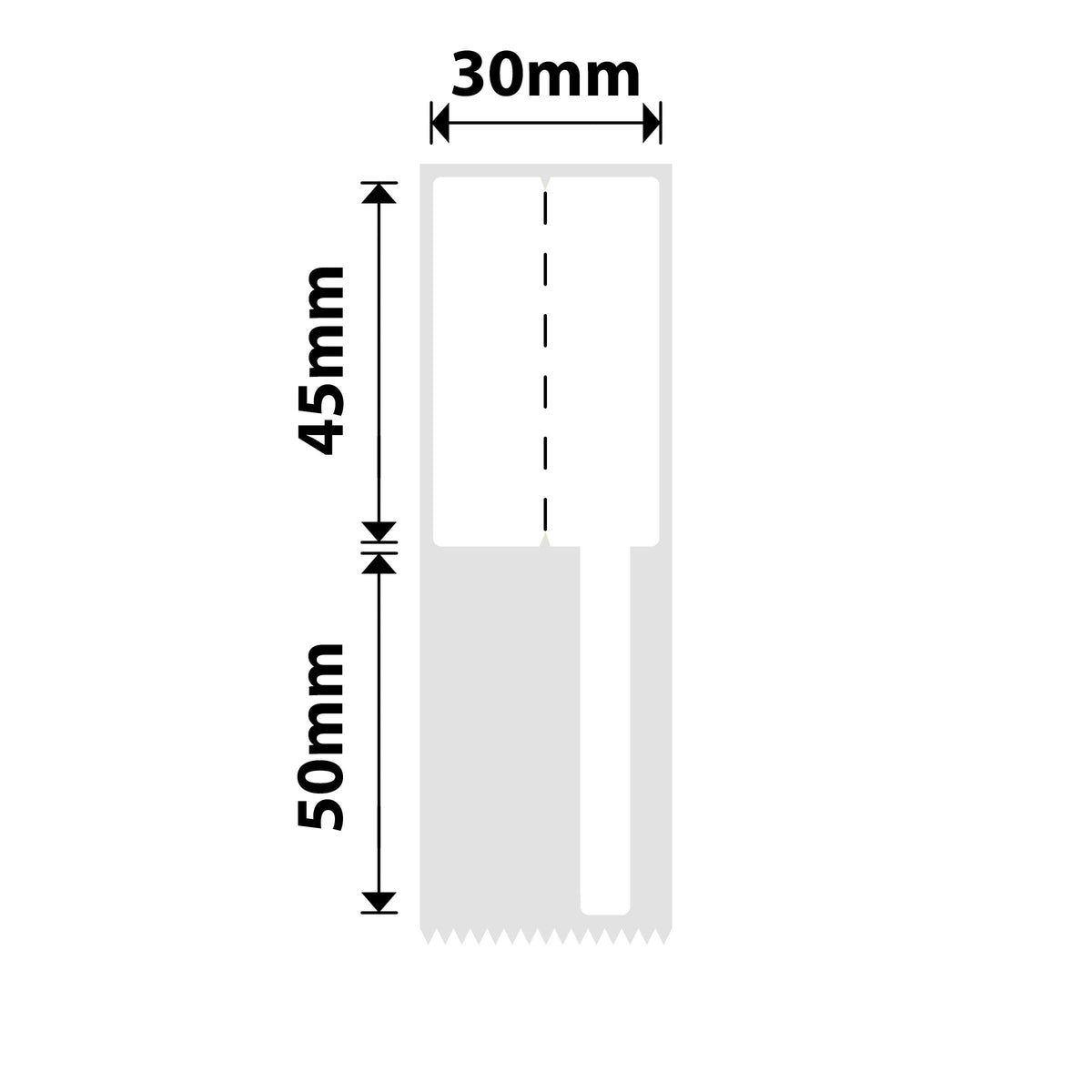 NIIMBOT - K Range - 30x45+50mm - White Cable - 300 Labels