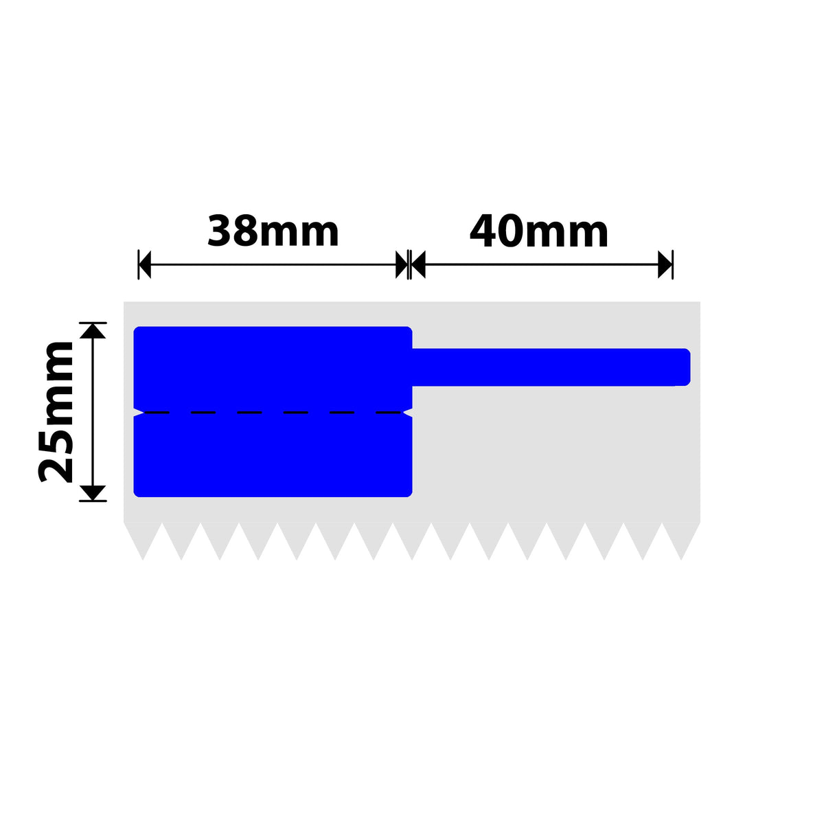 NIIMBOT - K3 Only - 38x25+40mm - Blue Cable - 1,000 Labels