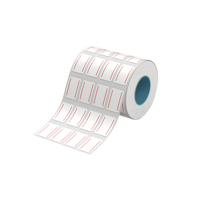 NIIMBOT - K3 Only - 14x22mm/4L - Red Double Line - 4,800 Labels