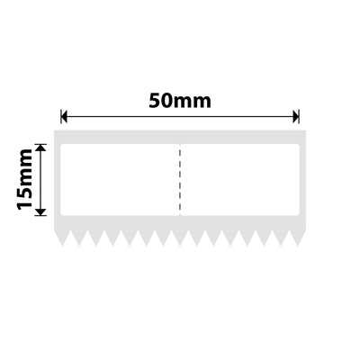 NIIMBOT - K Range - 50x15mm - White Jewellery - 1,660 Labels