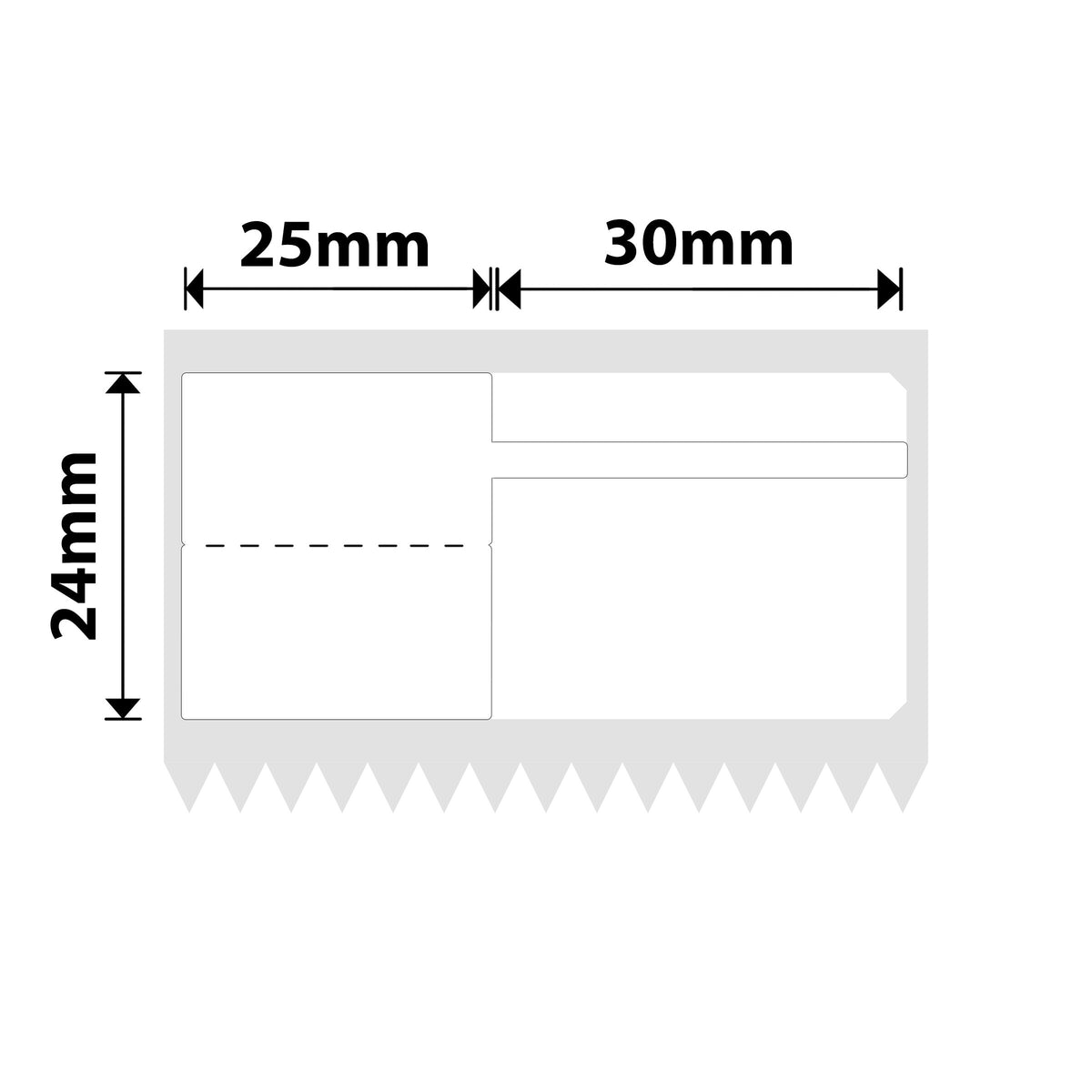 NIIMBOT - K Range - 25x24+25mm - White Jewellery - 1,110 Labels