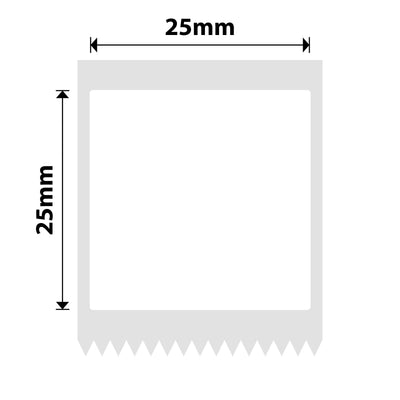 NIIMBOT - M Range - 25x25mm - White PET - 265 Labels