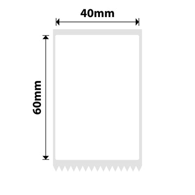 NIIMBOT - M Range - 40x60mm - White PET - 115 Labels