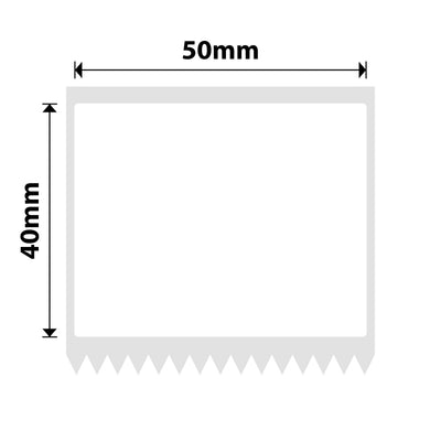 NIIMBOT - K Range - 50x40mm - White - 740 Labels