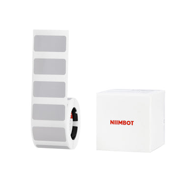 NIIMBOT - M Range - 30x14mm - Matte Silver - 375 Labels