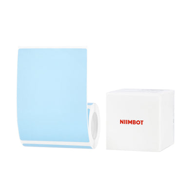 NIIMBOT - B Range - 75x100mm - Baby Blue - 75 Labels