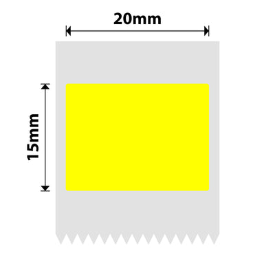 NIIMBOT - M Range - 20x15mm - Yellow - 355 Labels