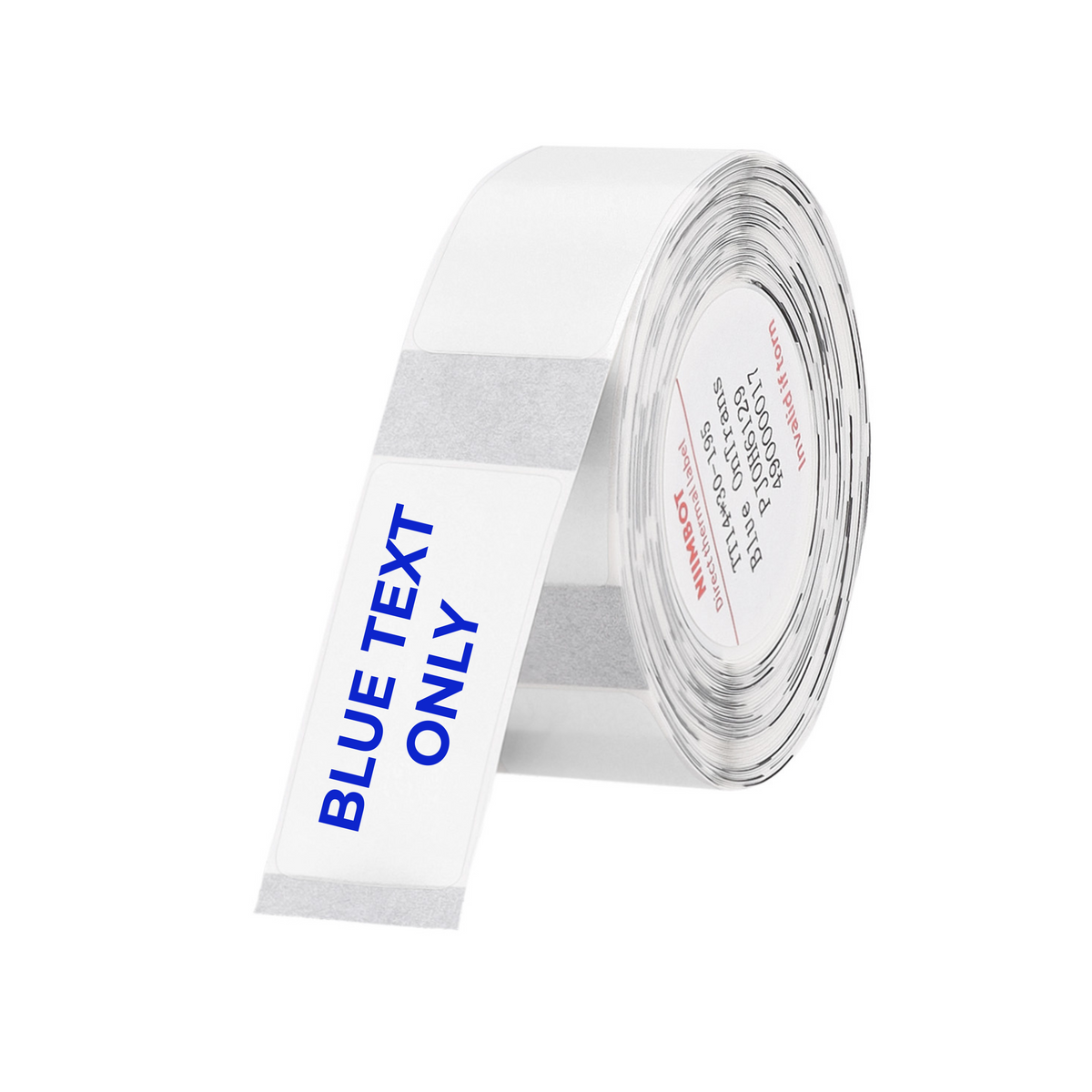 NIIMBOT - D Range - 14x30mm - Transparent Blue Text - 195 Labels