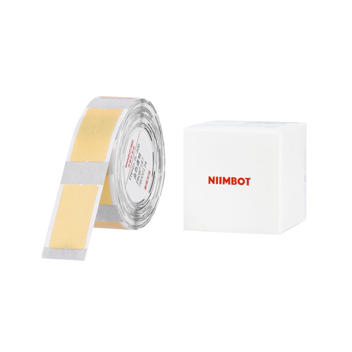 NIIMBOT - D Range - 6x22mm/2L - Gold Transparent Vertical Pen - Stationary - 500 Labels